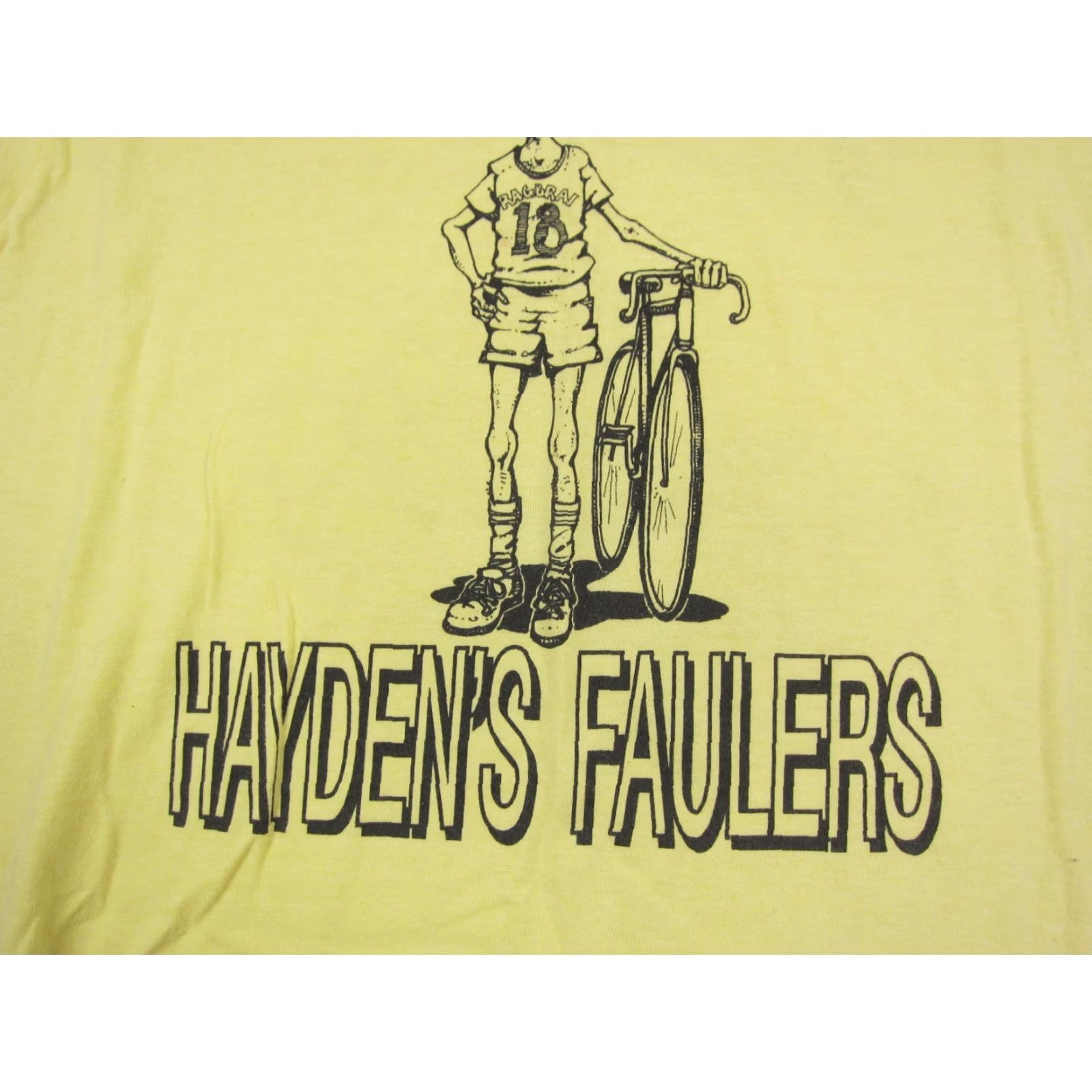 Vintage VINTAGE Ragbrai Shirt Mens L Yellow 80s School Davis Trucker Cotton Polyester Jersey T-Shirt Platinum Plus Size US L / EU 52-54 / 3 - 4 Thumbnail
