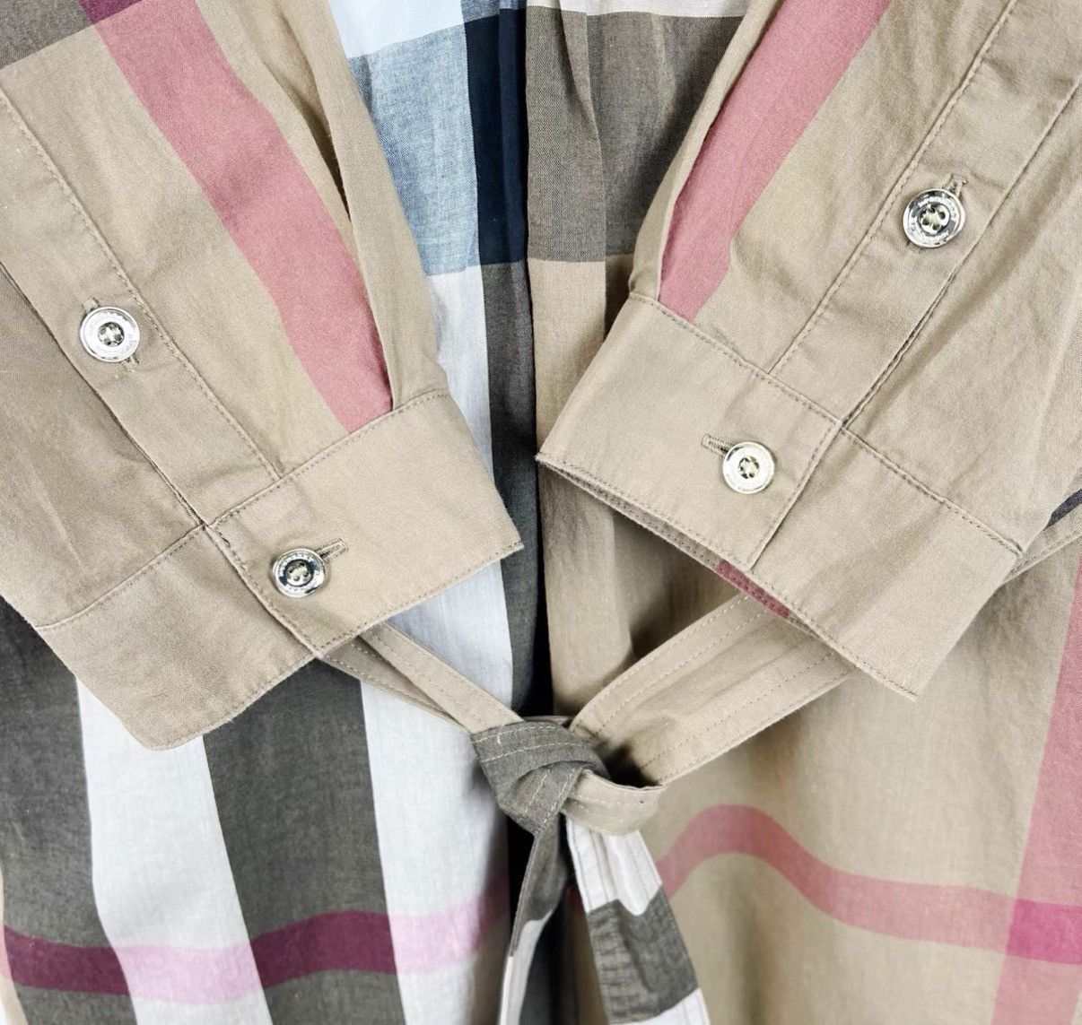 Burberry Burberry check shirt-style half-sleeve dress K12 Size XS / US 0-2 / IT 36-38 - 5 Thumbnail