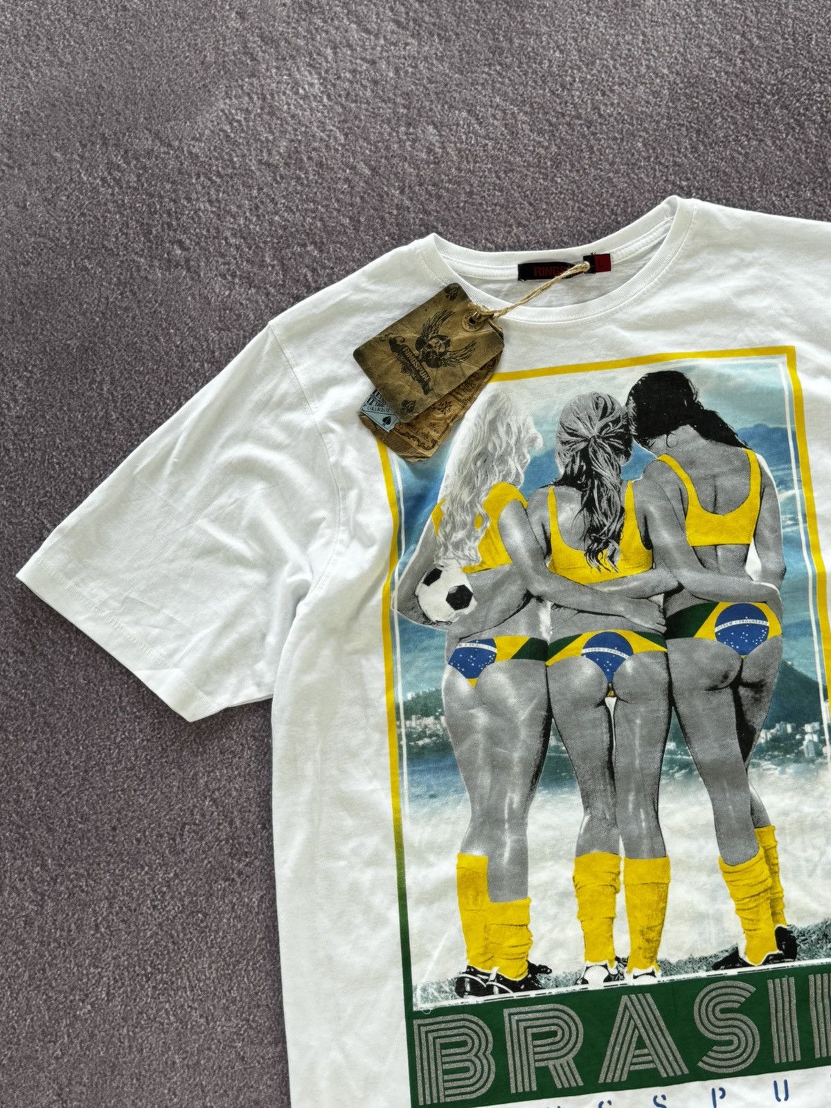Ringspun Vintage Y2K Ringspun Sexy Girl Print T-Shirt Size US L / EU 52-54 / 3 - 4 Thumbnail