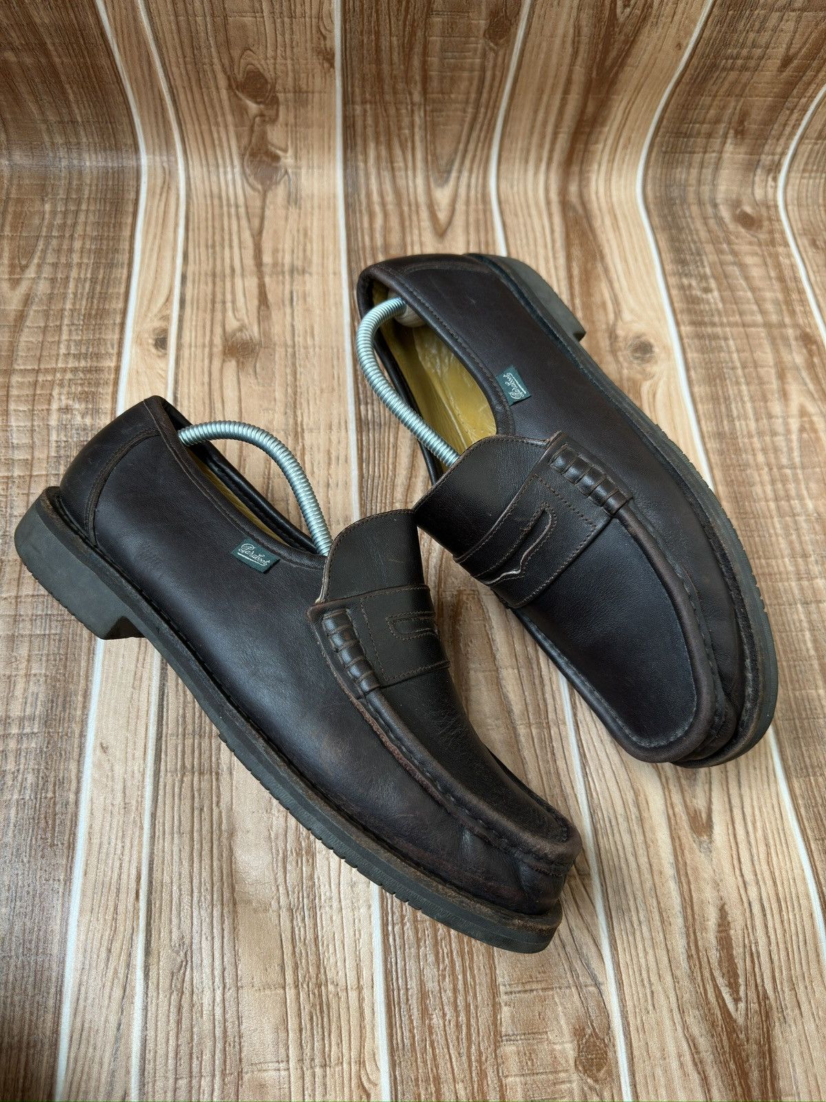 Paraboot Paraboot Brighton Air Marron Mocassin Loafers Size US 10 / EU 43 - 8 Thumbnail