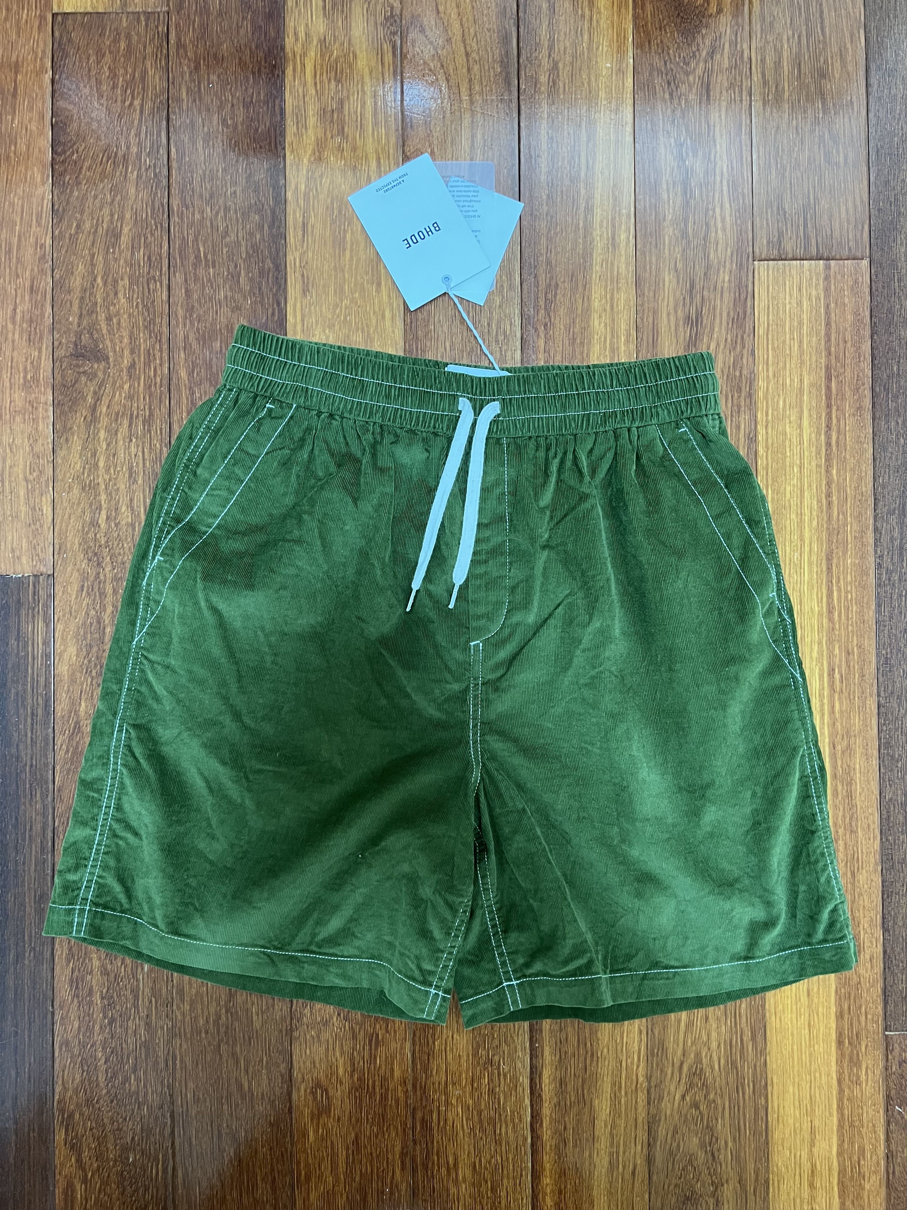 Other 💚 Bhode x Brisbane Moss Needle Corduroy Shorts Grass Green Size US 32 / EU 48 - 1 Thumbnail