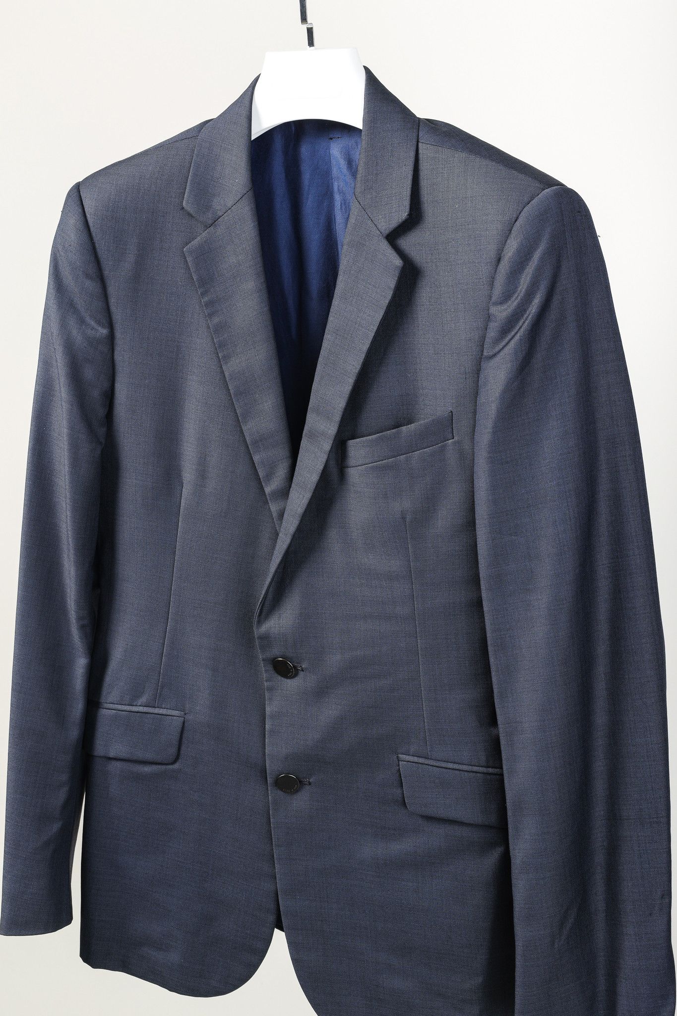 Rag & Bone Rag & Bone Navy Blue Wool-Suiting Tailored Blazer Size 40R - 3 Thumbnail