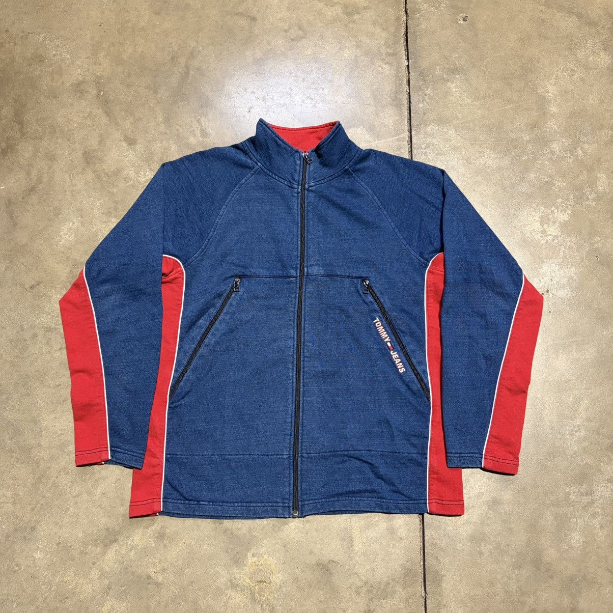Tommy Jeans Vintage Tommy Jeans Hilfiger Denim Track Jacket Zip Up Y2K Size US M / EU 48-50 / 2 - 3 Thumbnail