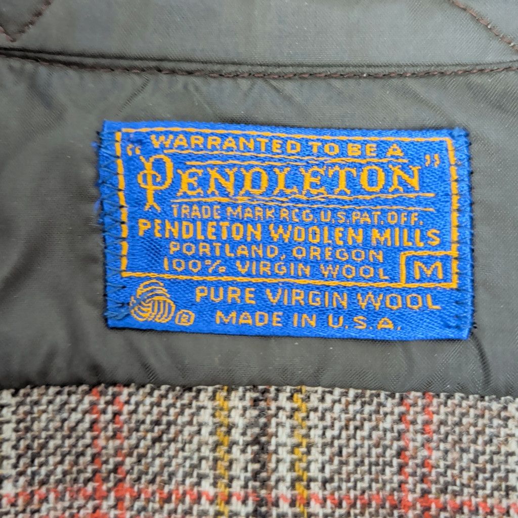 Pendleton × Vintage Men's Vintage Pendleton Wool Plaid Shirt Medium Size US M / EU 48-50 / 2 - 2 Thumbnail