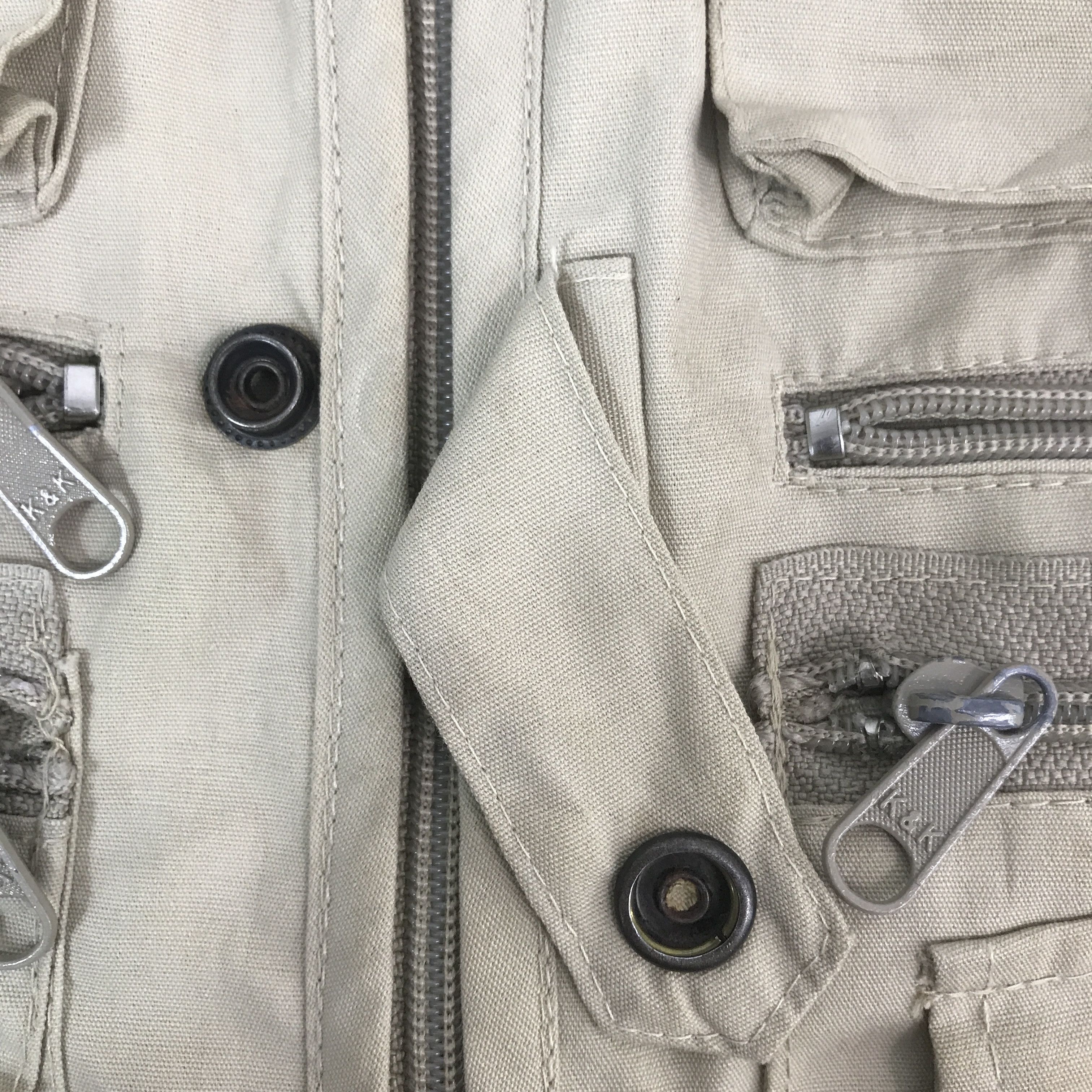 Japanese Brand GETT Outdoor Multipocket Vest jacket Size US L / EU 52-54 / 3 - 10 Thumbnail