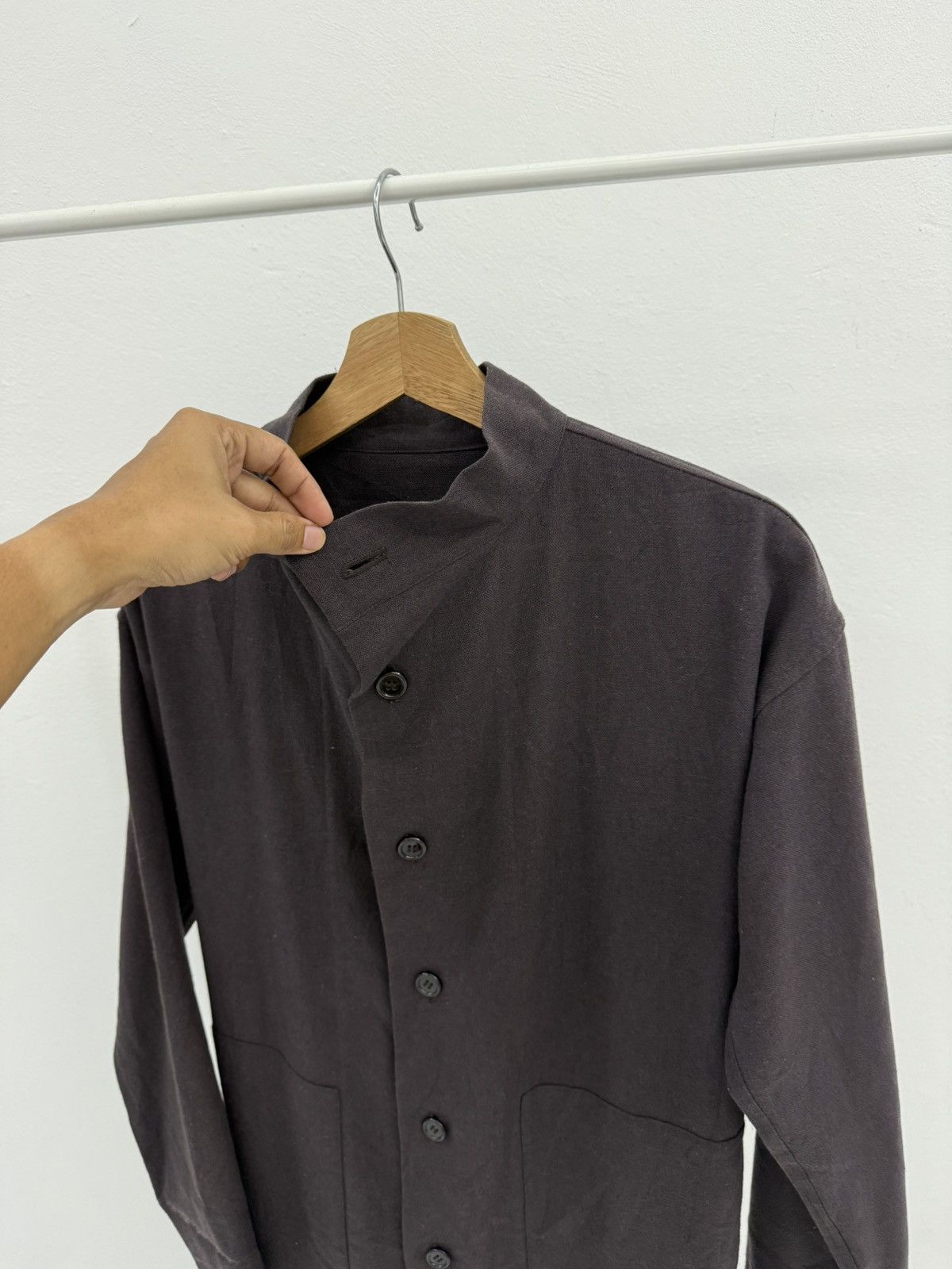 Issey Miyake Plantation by ISSEY MIYAKE Mandarin Collar Chinese Style Size US M / EU 48-50 / 2 - 7 Thumbnail