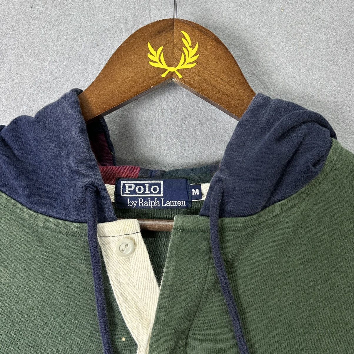 Polo Ralph Lauren Vintage 90s Polo Ralph Lauren Rugby Hoodie Size US M / EU 48-50 / 2 - 3 Thumbnail