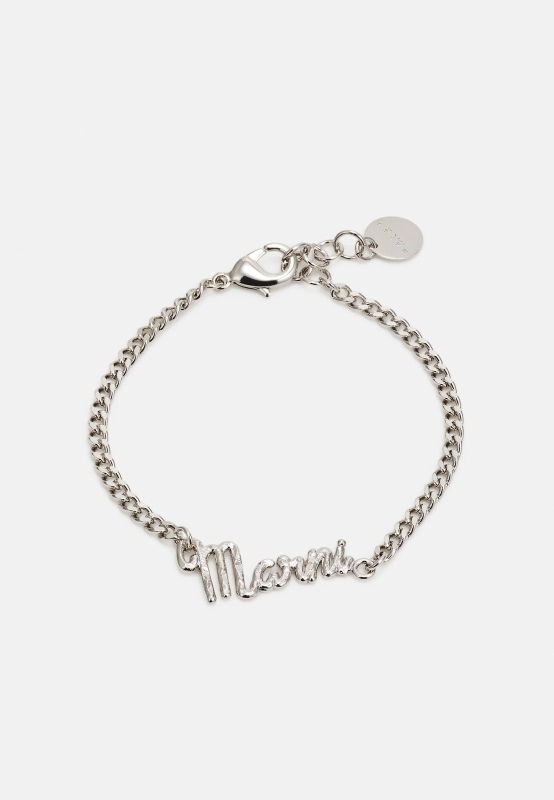 Marni !DS! FW22 Marni Silver Logo Bracelet Size ONE SIZE - 1 Thumbnail