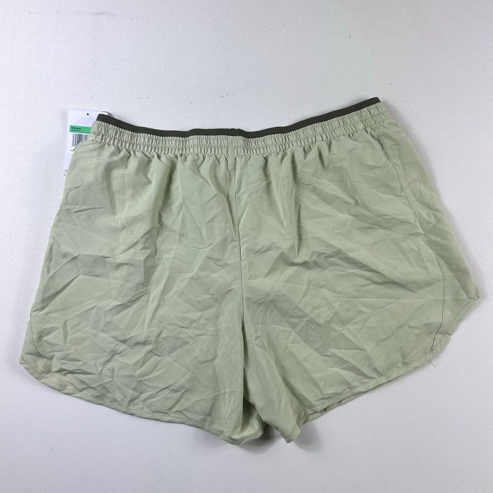 Nike Nike Women's Dri-FIT Tempo Luxe 5" Running Shorts XL Active Gym CZ9576-371 Green Size 40" / US 18 - 2 Thumbnail