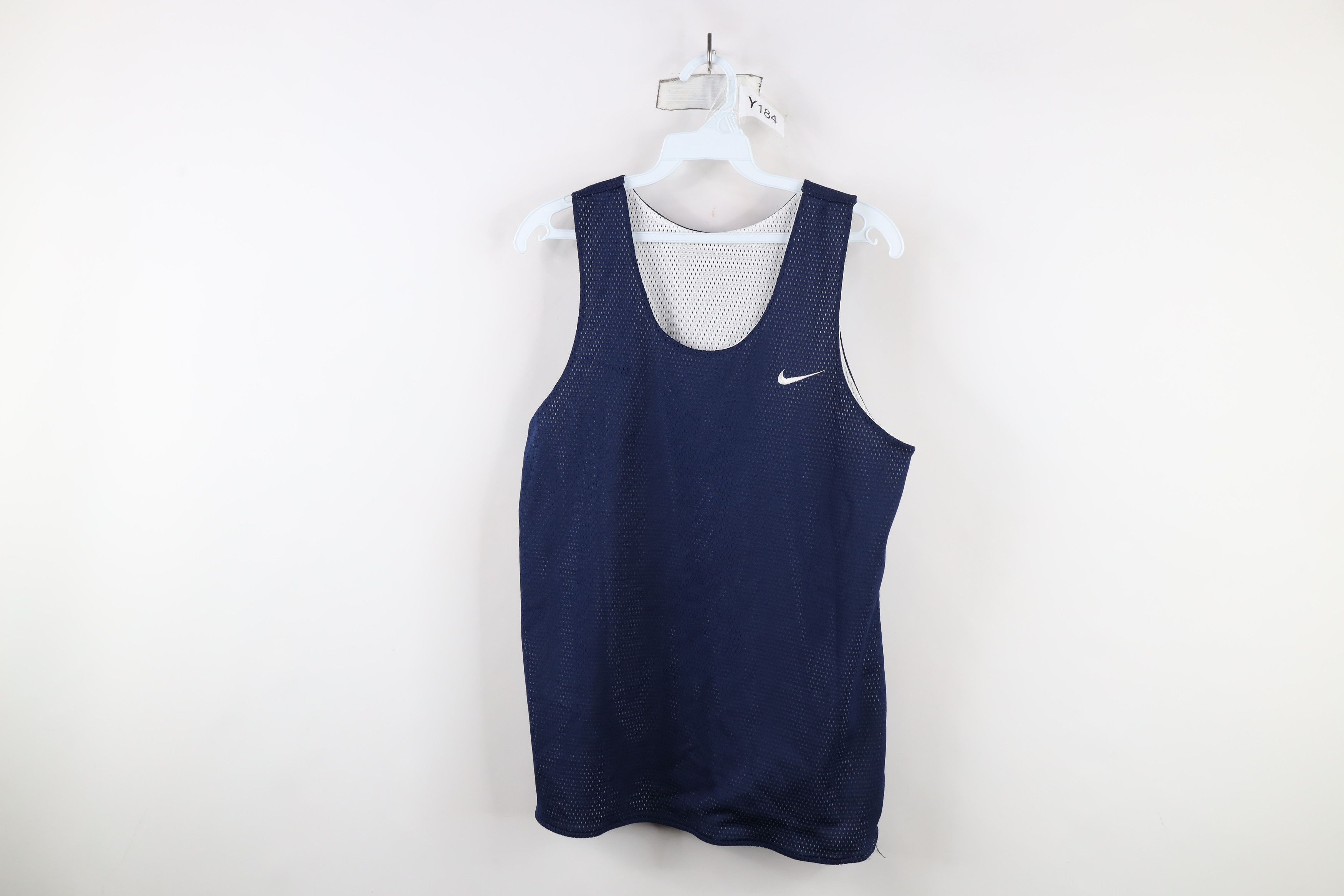 Nike × Vintage Vintage Nike Mini Swoosh Reversible Mesh Basketball Jersey Size US S / EU 44-46 / 1 - 10 Thumbnail