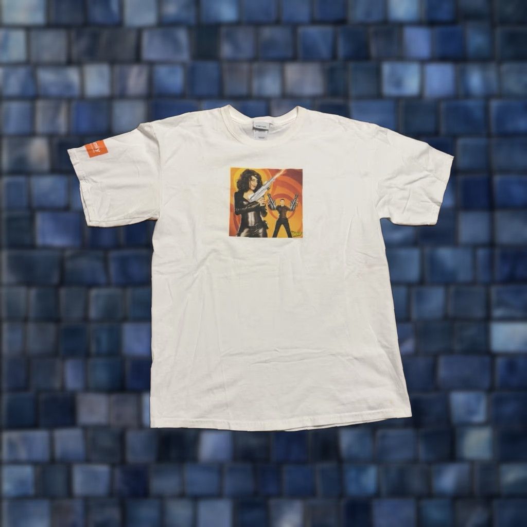 Vintage VINTAGE ABC Middle Man Family Promo T-Shirt Mens Large White Shirt Size US L / EU 52-54 / 3 - 1 Thumbnail