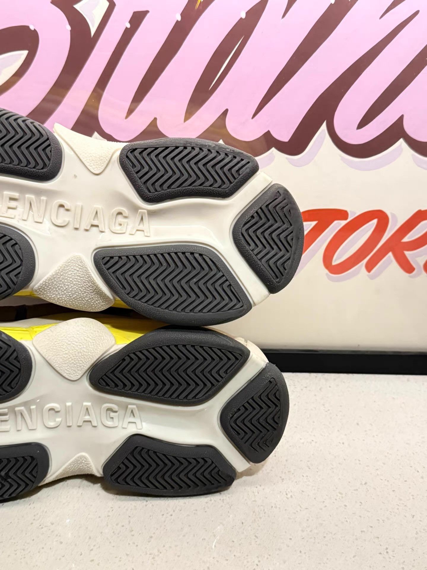 Balenciaga Balenciaga Triple S Dad Shoes, Women's Macaron Colorway Ｑ20 Size US 7 / IT 37 - 5 Thumbnail
