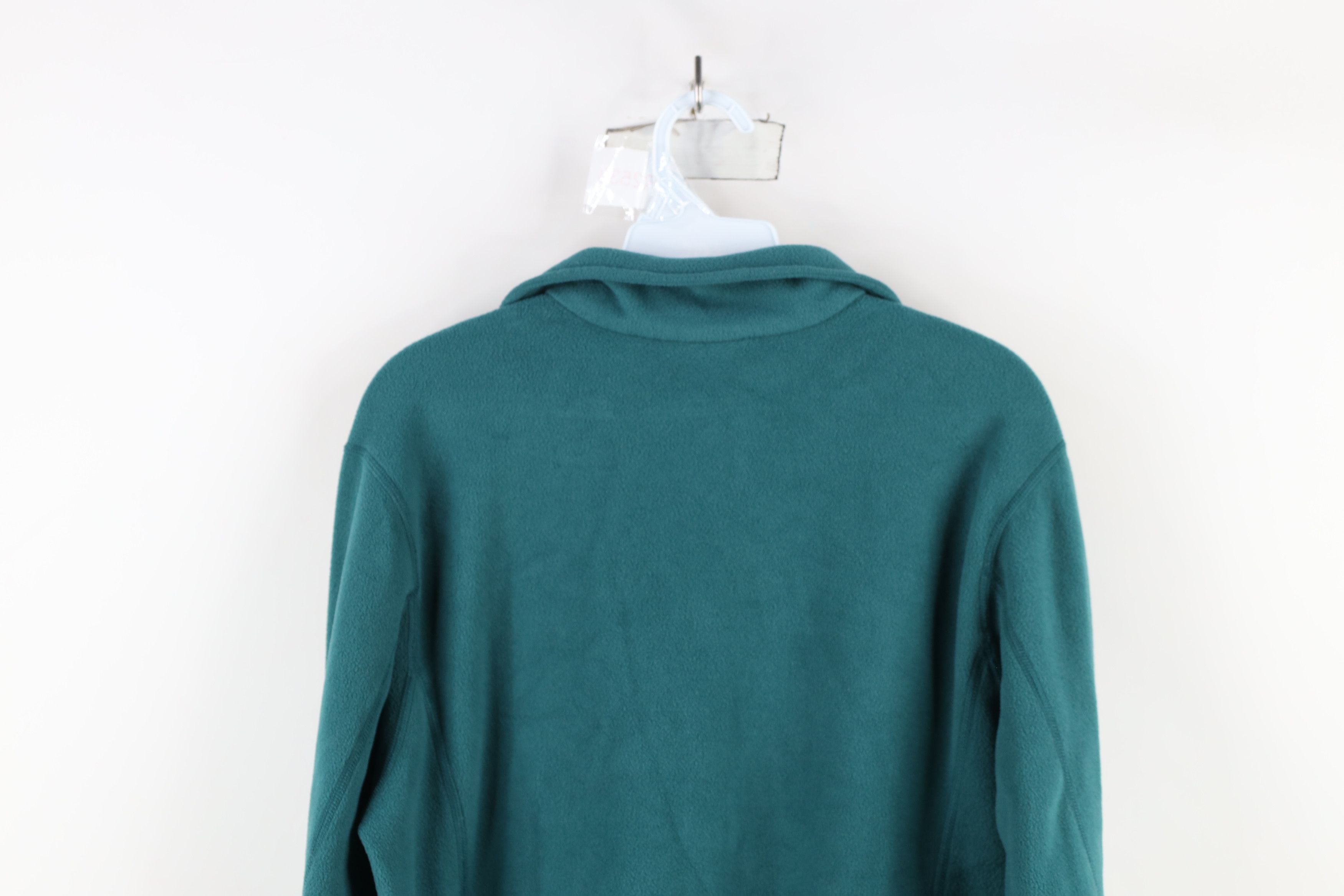 Patagonia × Vintage Patagonia Micro D 1/4 Zip Fleece Pullover Sweater Green Size L / US 10 / IT 46 - 13 Thumbnail