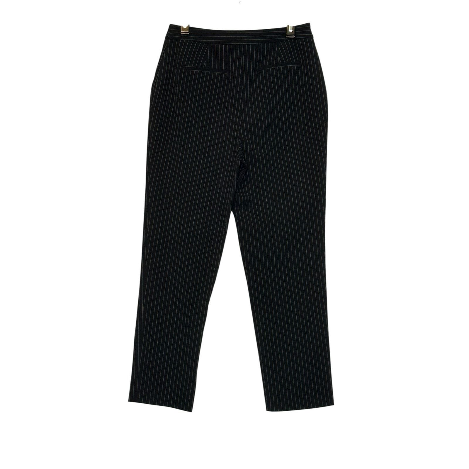 Forever 21 Forever 21 black white pinstripe pleated pants size Medium Size 30" / US 8 / IT 44 - 10 Thumbnail
