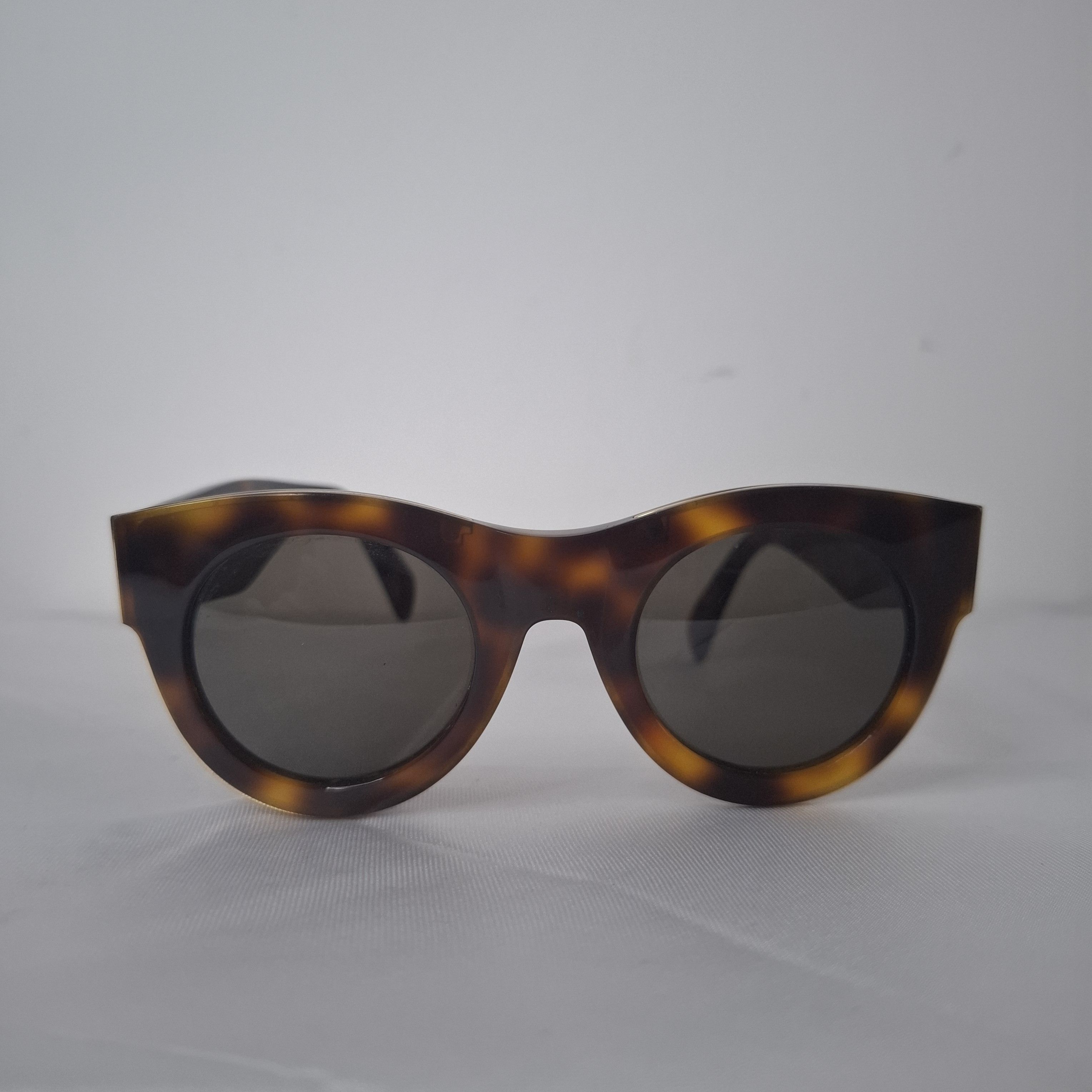 Celine CELINE Brown Leopard Print Phoebe Philo Sunglasses Size ONE SIZE - 2 Thumbnail