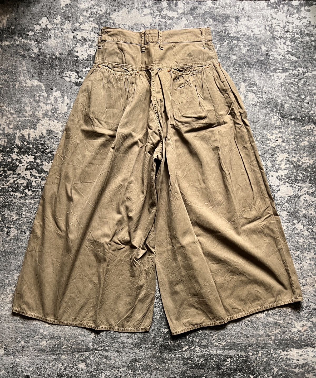 Kapital Kapital Wide Fit Baggy Cotton Pants Size US 29 - 3 Thumbnail