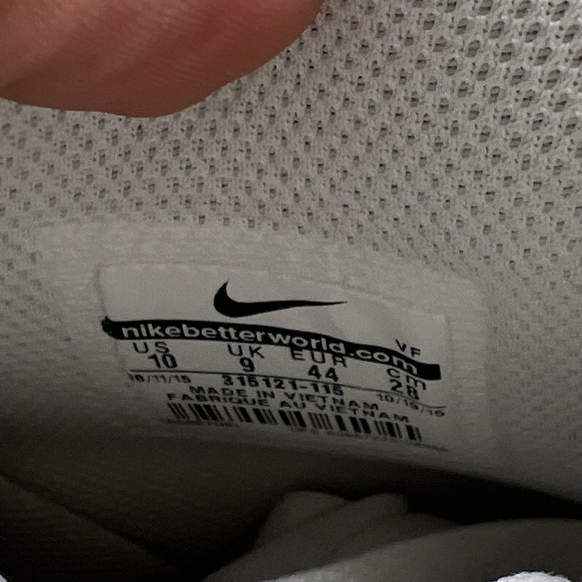 Nike Air Force 1 high white Size US 10 / EU 43 - 8 Thumbnail