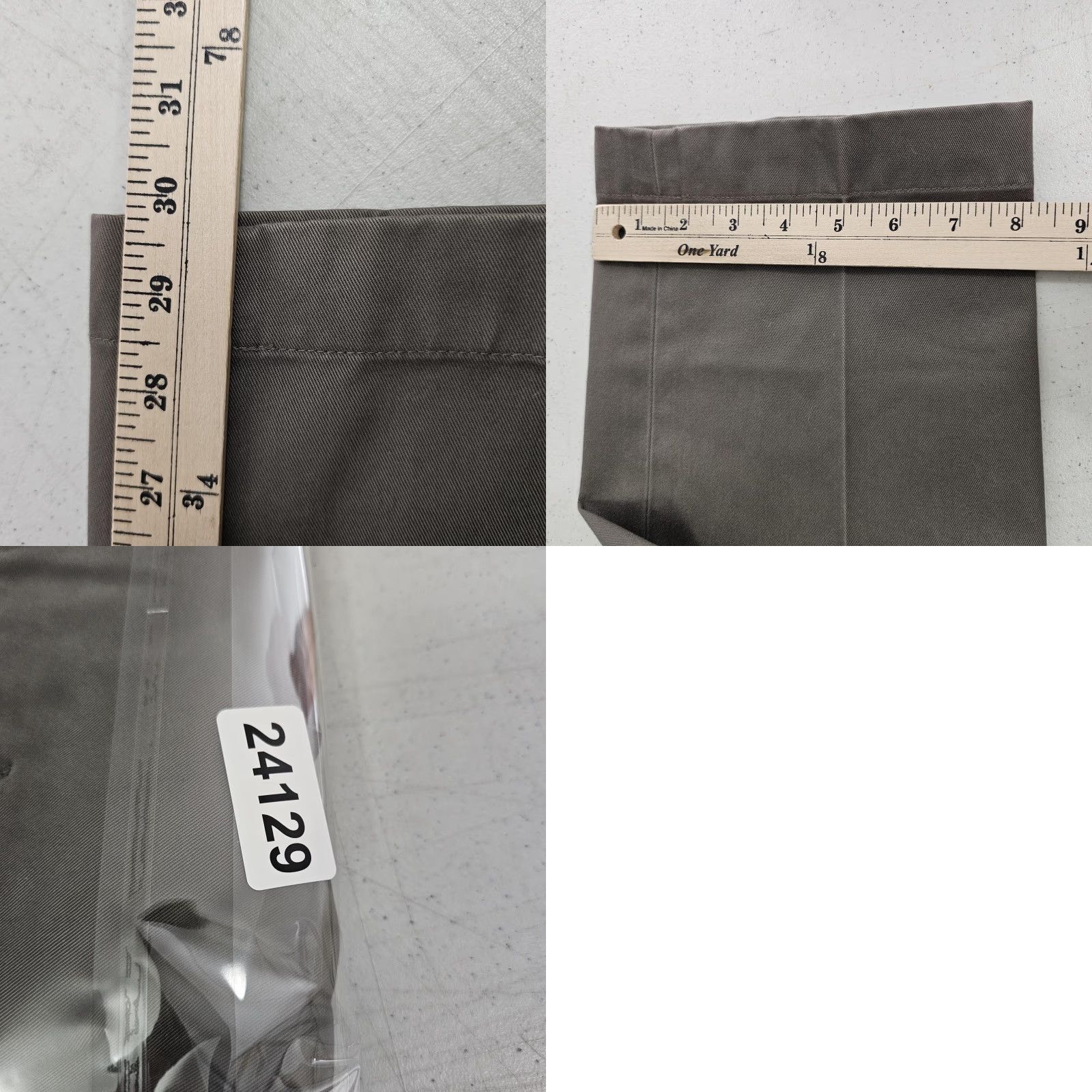 Brooks Brothers Brooks Brothers Chino Pants Mens 35x30 Gray Clark Fit Advantage Dress Casual Size US 35 - 8 Thumbnail