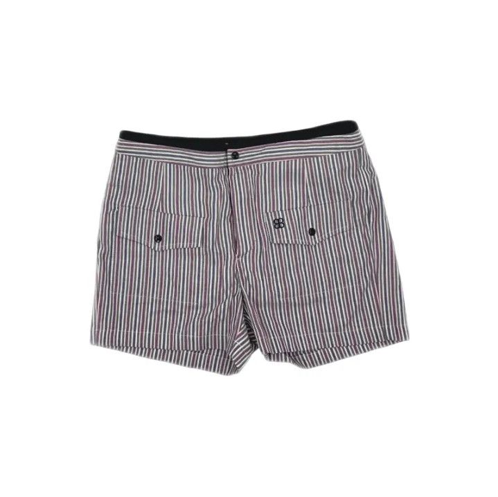 Balenciaga Striped Versatile Shorts for Men and Women