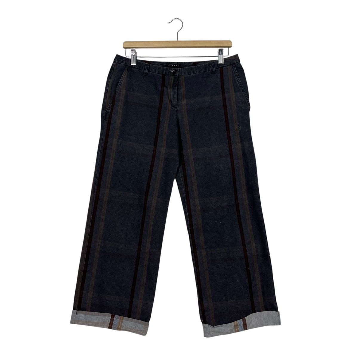 Sisley Vintage Sisley Checkered Pants Size US 32 / EU 48 - 1 Thumbnail