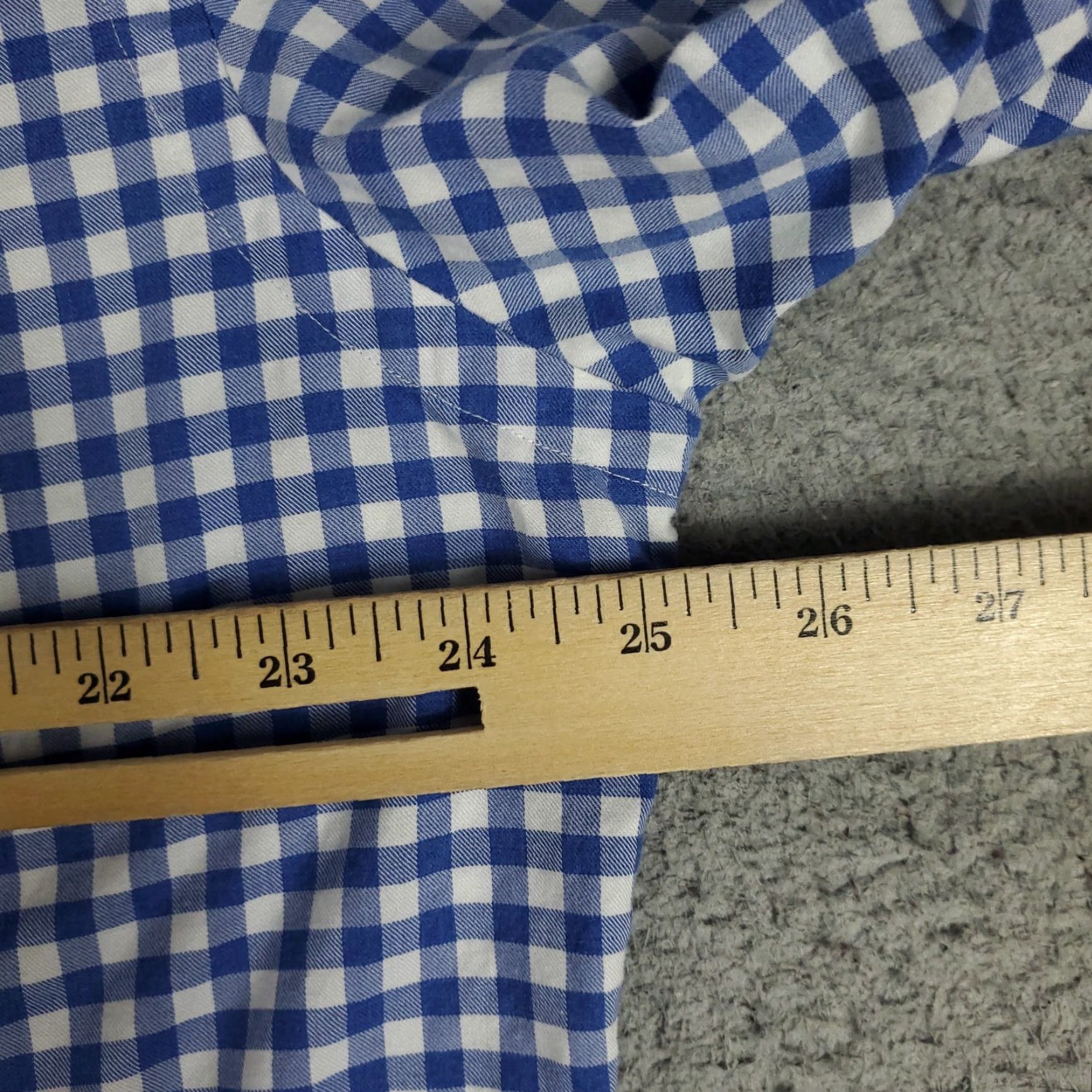 Ralph Lauren Ralph Lauren Shirt Mens 2XL Blue Check Slim Fit Pony Button Up Long Sleeve - Button-Down Collar - Classic American Preppy Style Size US XXL / EU 58 / 5 - 6 Thumbnail