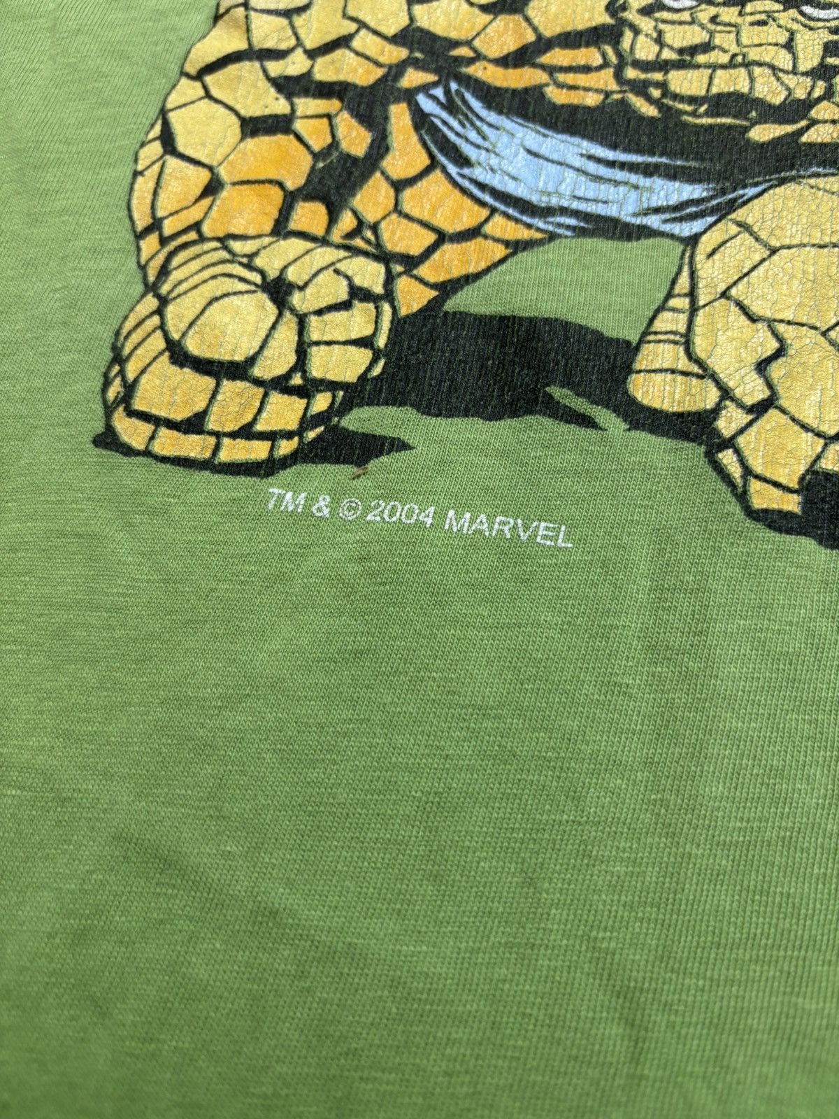 Designer × Marvel Comics × Vintage Vintage Fantastic Four 20s The Thing Ringer tee Size M / US 6-8 / IT 42-44 - 3 Thumbnail