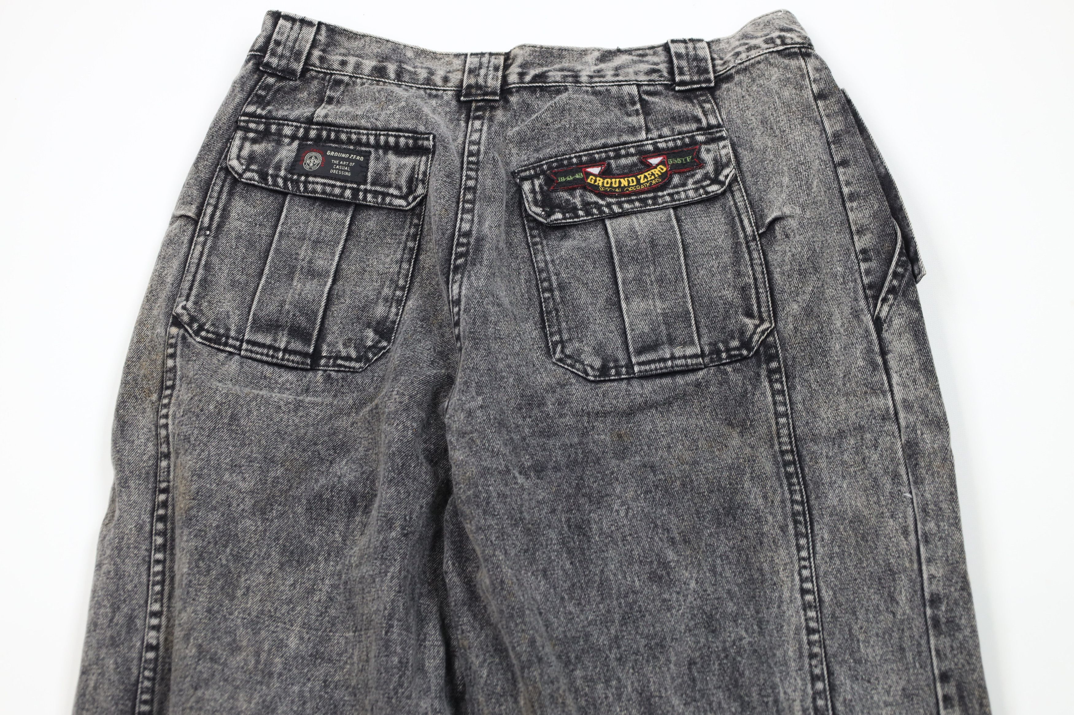 Vintage Vintage 80s 90s Streetwear Acid Wash Relaxed Jeans Black Size US 30 / EU 46 - 10 Thumbnail