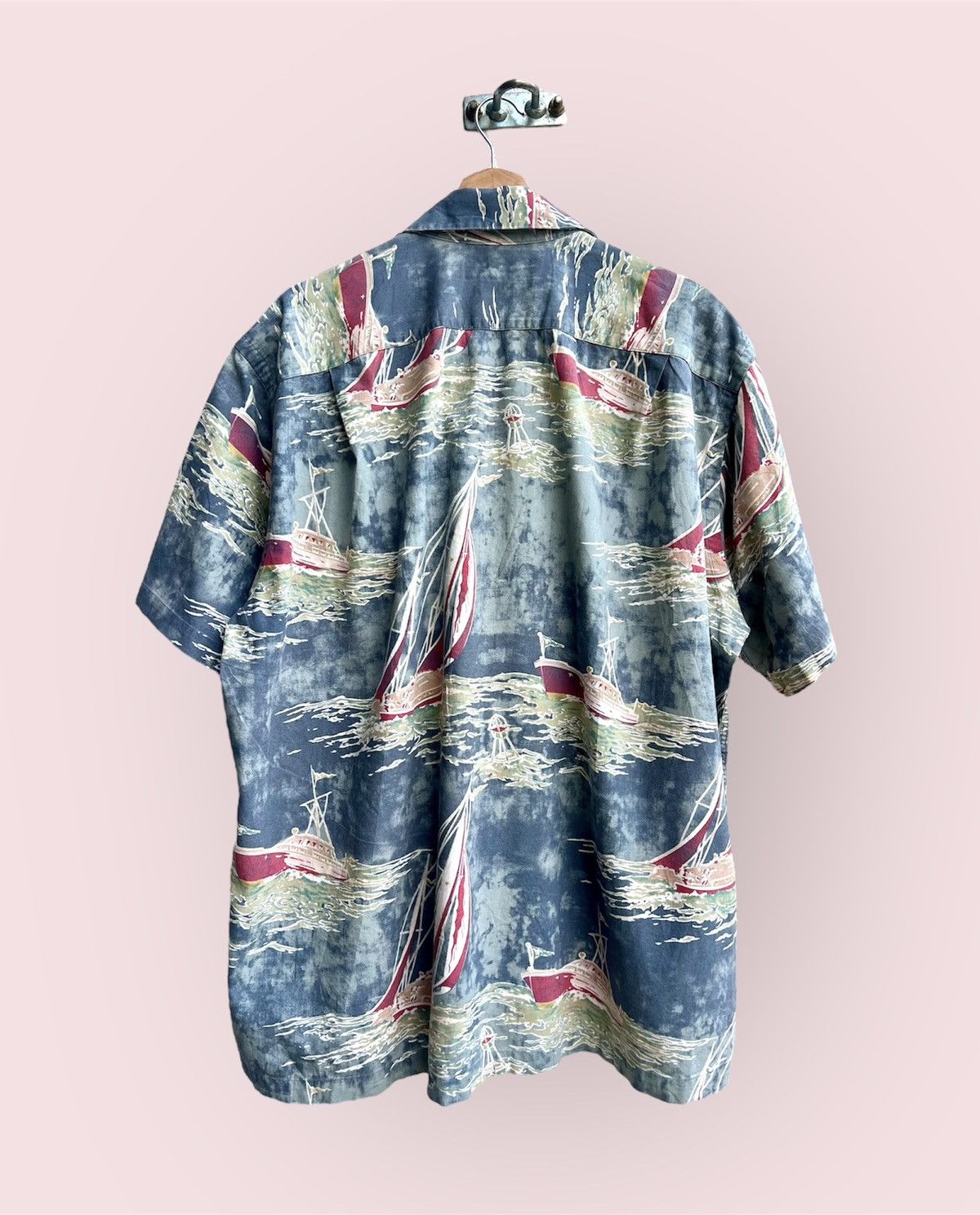 Polo Ralph Lauren VINTAGE POLO RALPH LAUREN CAMP SAILING SHIP MEN SHIRT Size US XL / EU 56 / 4 - 2 Thumbnail