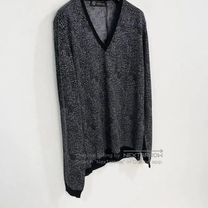 Versace Versace Gray Wool Men's Long Sleeve Sweater . Size US S / EU 44-46 / 1 - 3 Thumbnail