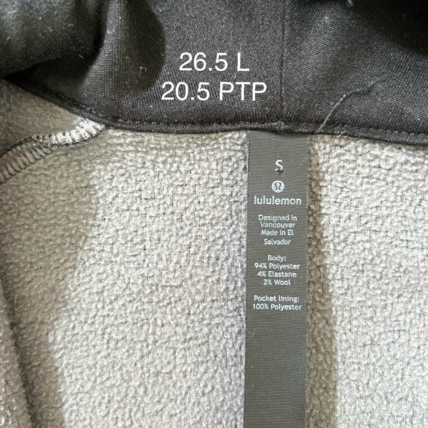 Lululemon Lululemon City Sweat Zip Hoodie Small Gray Hooded Utility Athleisure Workout Shirt Mens XS? Size US S / EU 44-46 / 1 - 7 Thumbnail