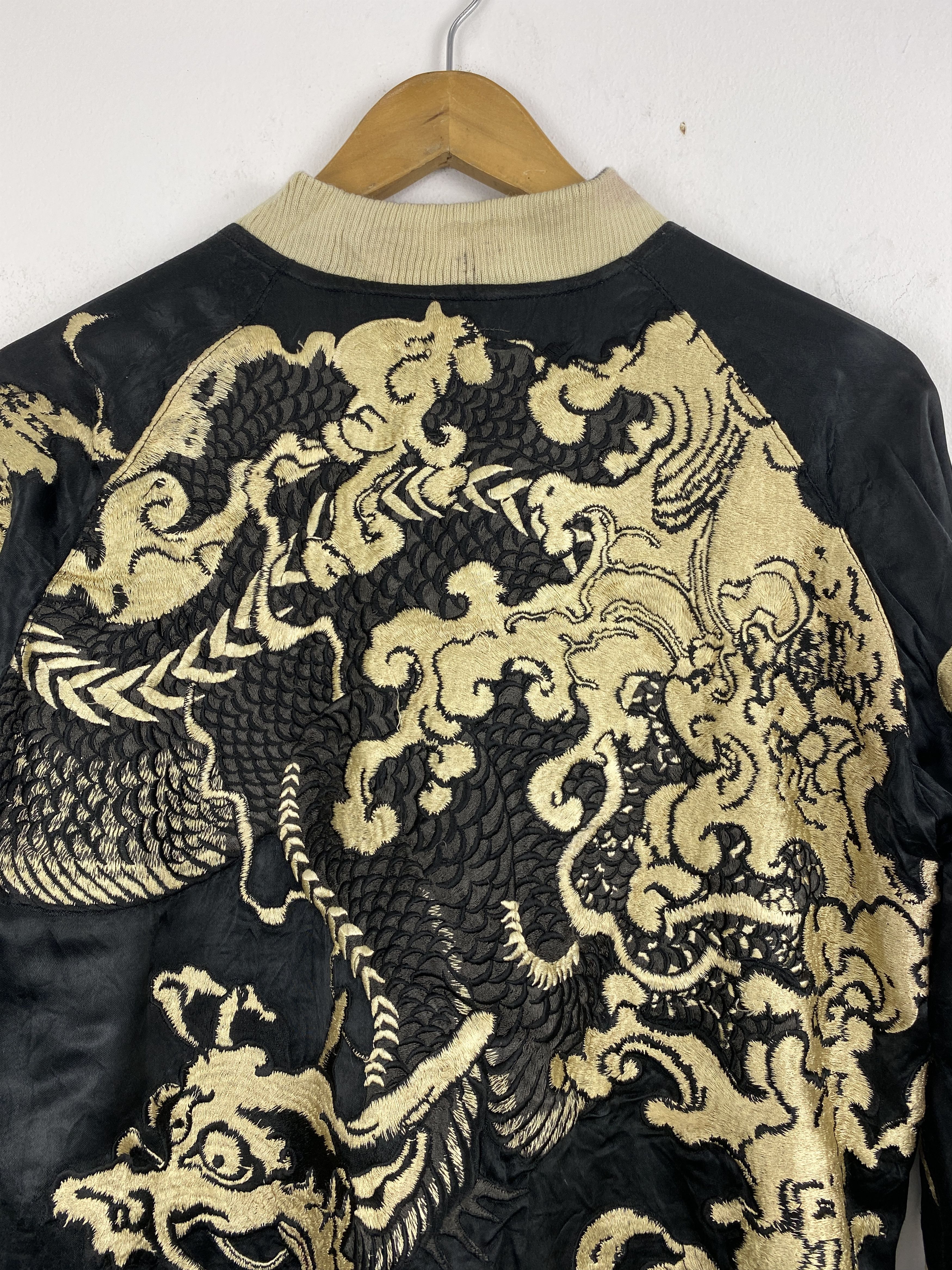 Dragonfly Japan Bosozoku Biker Dragonfly Tattoo Silk Reversible Jacket Size US M / EU 48-50 / 2 - 11 Thumbnail