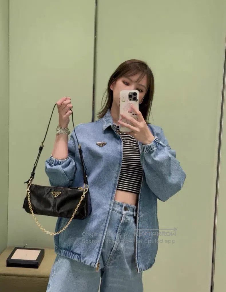 Prada Prada Spring and summer washed denim jacket Size XS / US 0-2 / IT 36-38 - 7 Thumbnail