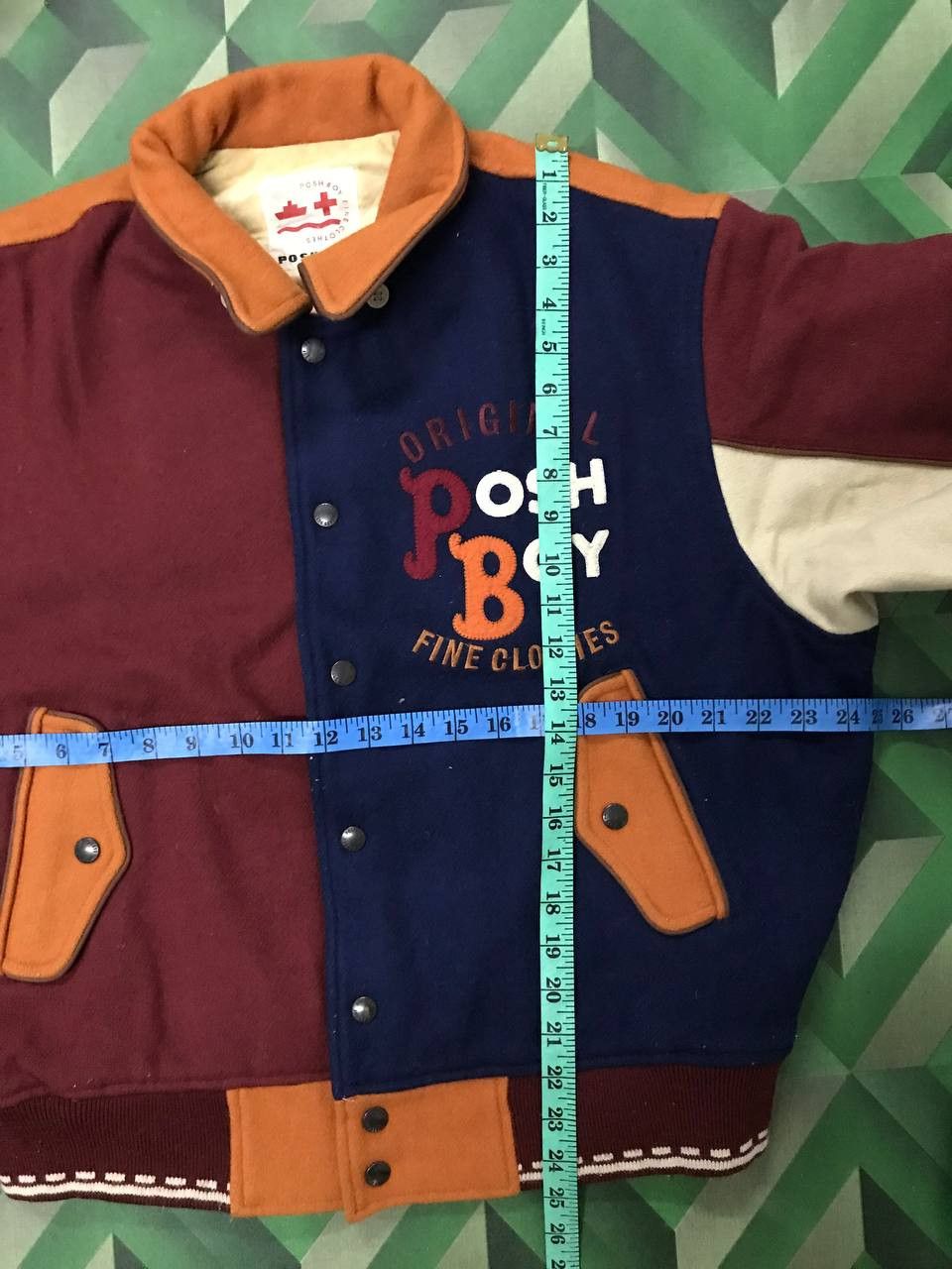 Japanese Brand × Vintage VINTAGE MULTICOLOUR POSH BOY VARSITY Size US L / EU 52-54 / 3 - 9 Thumbnail