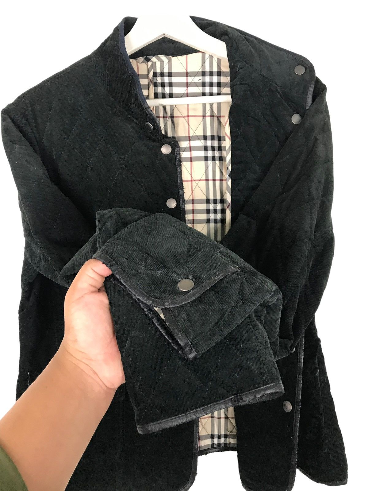 Burberry 🔥 Burberry Nova Check Quilted Jacket Size US S / EU 44-46 / 1 - 8 Thumbnail