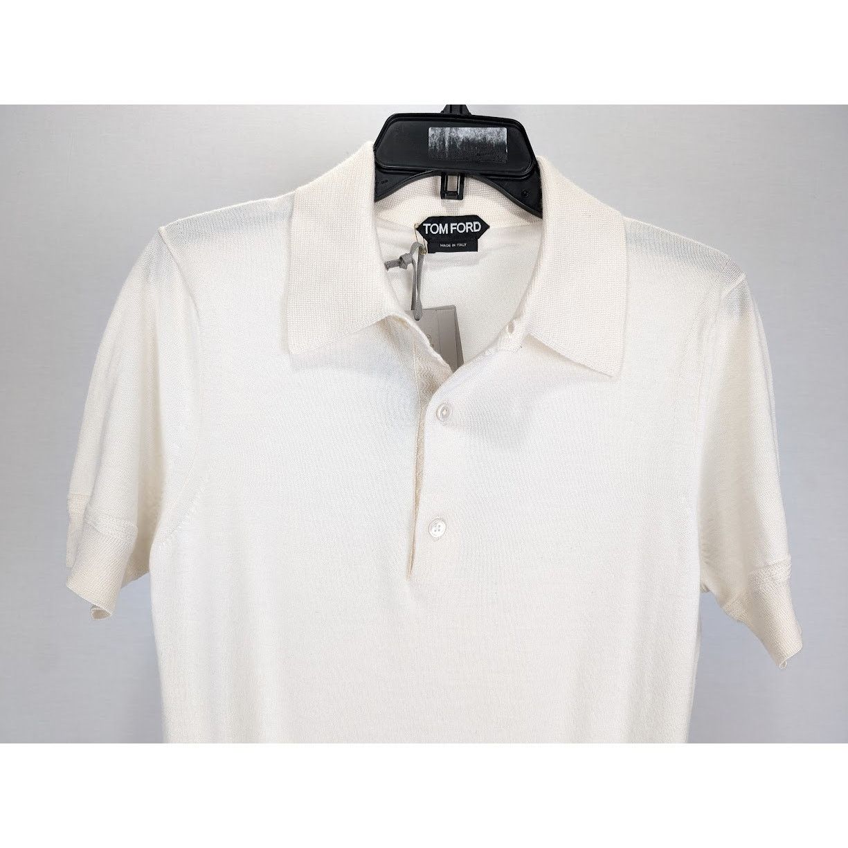 Tom Ford o1rshd1 CC20 Polo Shirt in White Size US M / EU 48-50 / 2 - 4 Thumbnail