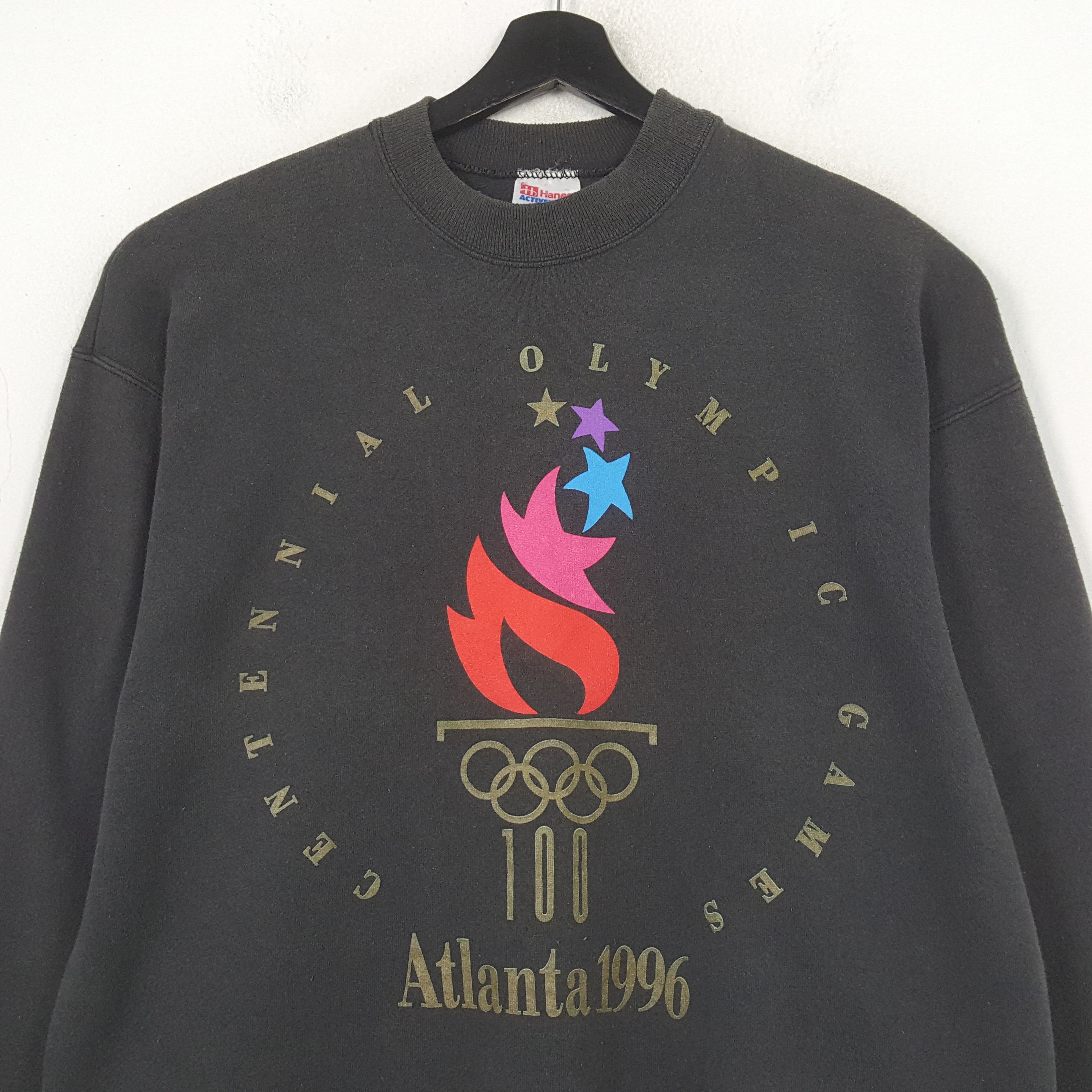 USA Olympics Olympic Games Atlanta 1996 Vintage Sweatshirt RR20 Size US L / EU 52-54 / 3 - 2 Thumbnail