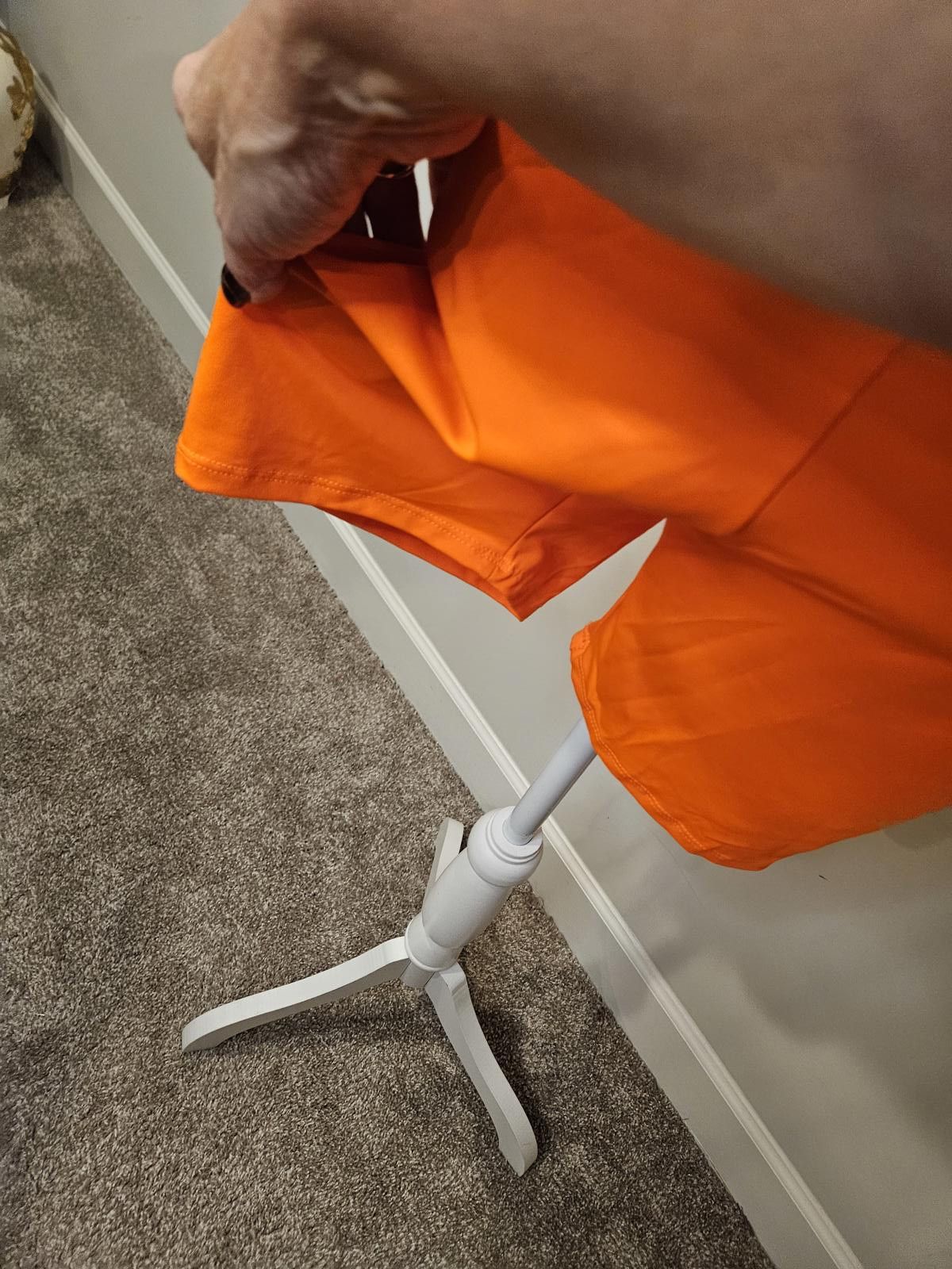 Fashion Nova Stylish Orange "Money" Graphic Bodysuit #110 Size ONE SIZE - 7 Thumbnail