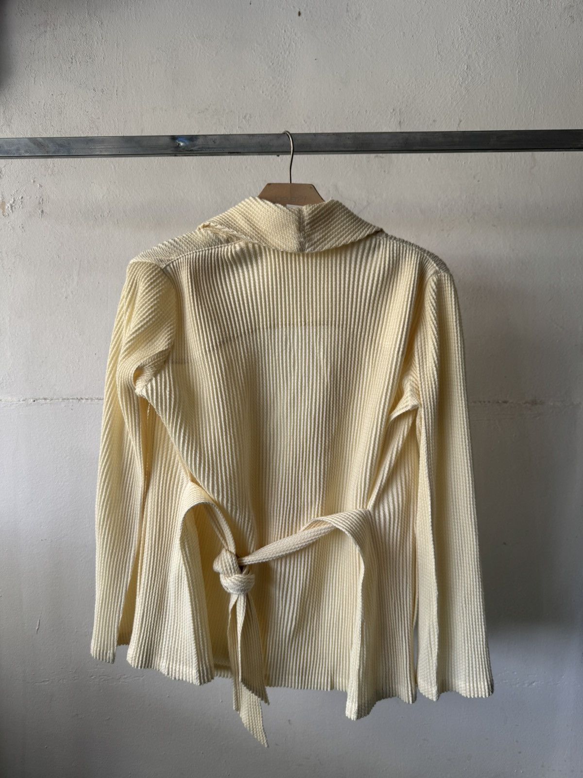 Issey Miyake Issey Miyake Pleated Robe Blazer Size US L / EU 52-54 / 3 - 9 Thumbnail