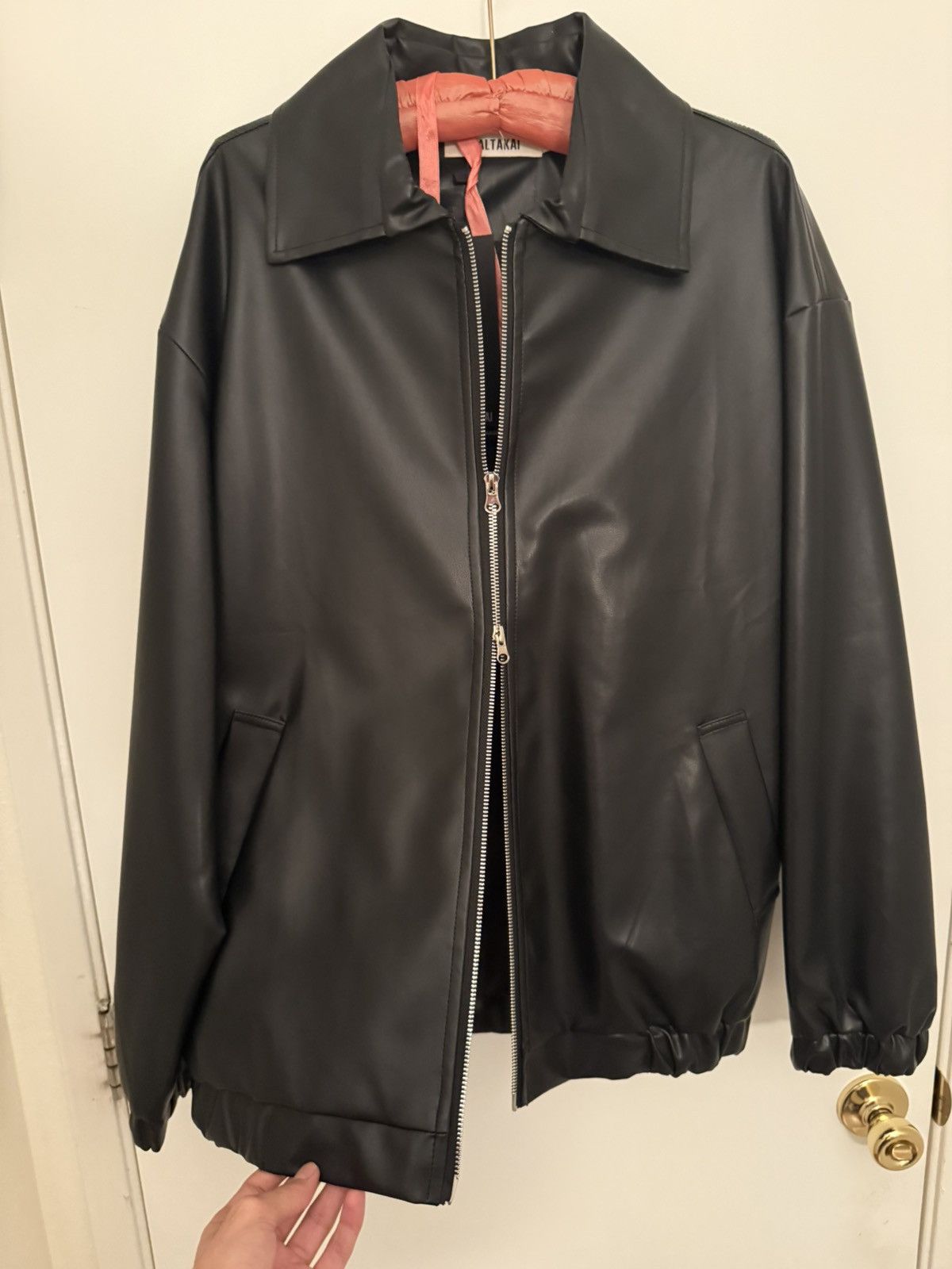 Other Black Leather Jacket Size US L / EU 52-54 / 3 - 2 Thumbnail