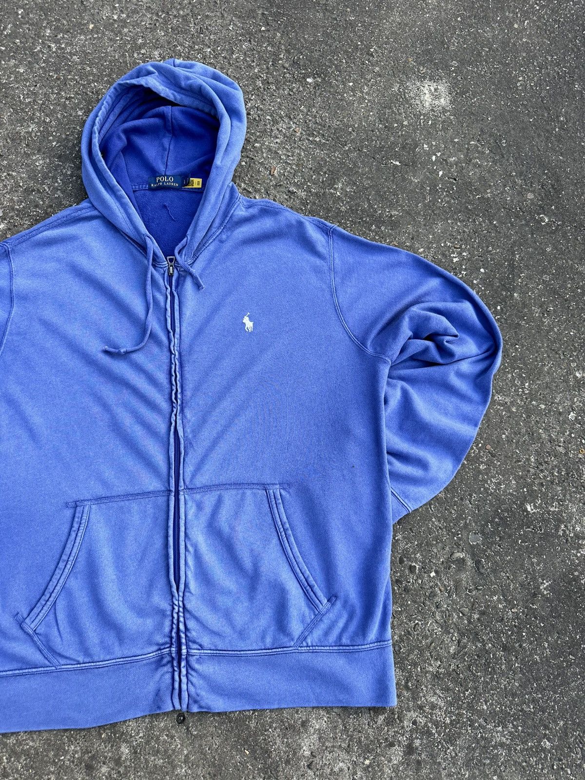 Polo Ralph Lauren Vintage Polo Ralph Lauren Zip Men Blue Size US L / EU 52-54 / 3 - 3 Thumbnail