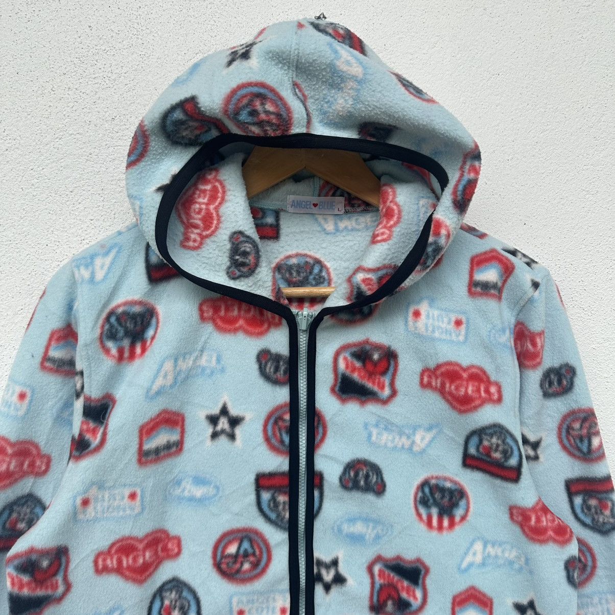 Angle Blue Japan Tripping Print Zipper Hoodie