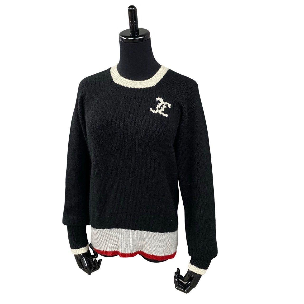 Chanel Chanel Black Cashmere Size ONE SIZE - 1 Thumbnail
