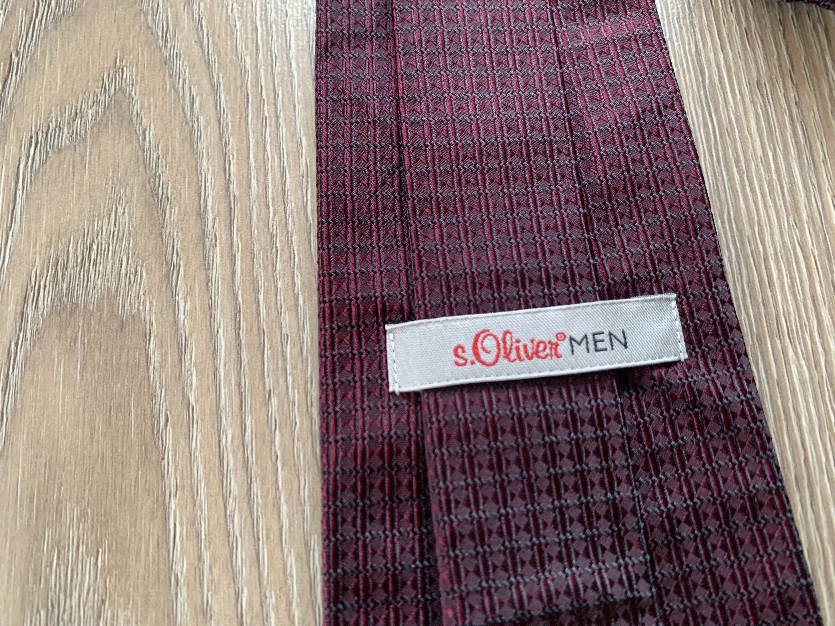 s.Oliver S.Oliver Red Plaid Silk Tie Size ONE SIZE - 5 Thumbnail