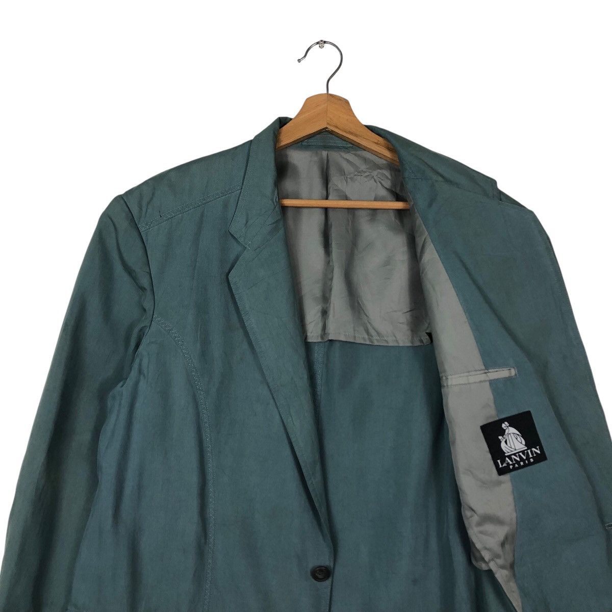 Japanese Brand × Lanvin × Vintage 📌Vintage Lanvin Paris Coats Double Breast Size US M / EU 48-50 / 2 - 13 Thumbnail