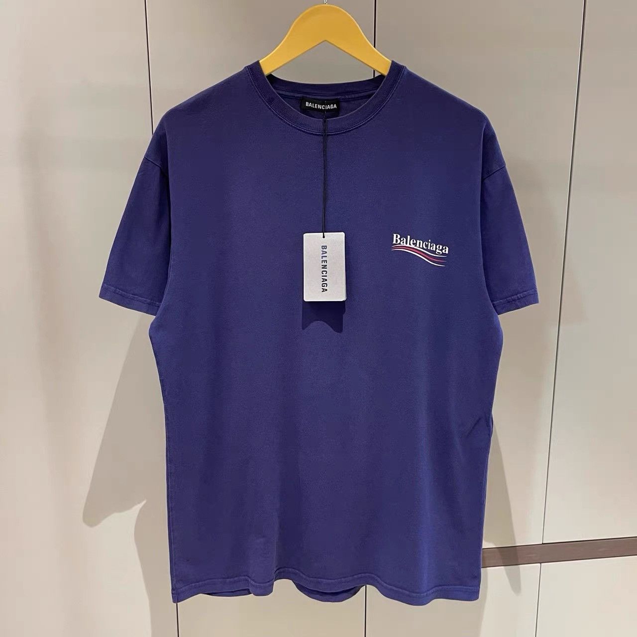Balenciaga Balenciaga Purple Coke Logo Short Sleeve T-shirt K28 Size US XXS / EU 40 - 5 Thumbnail