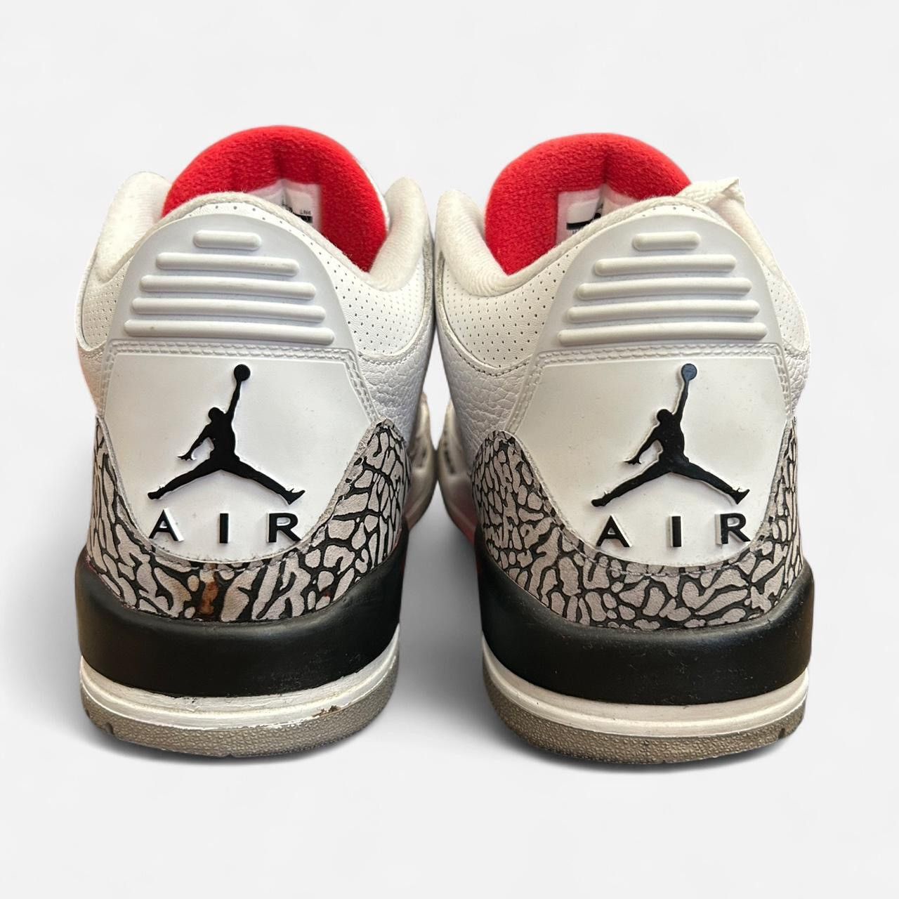 Jordan Brand *CUSTOM* Air Jordan 3 White Cement Size US 10 / EU 43 - 4 Thumbnail