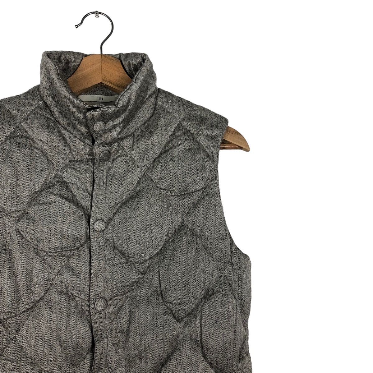 Japanese Brand 🔥Rare Vest Tank Top Quilted N4 Made in Japan Size US M / EU 48-50 / 2 - 5 Thumbnail