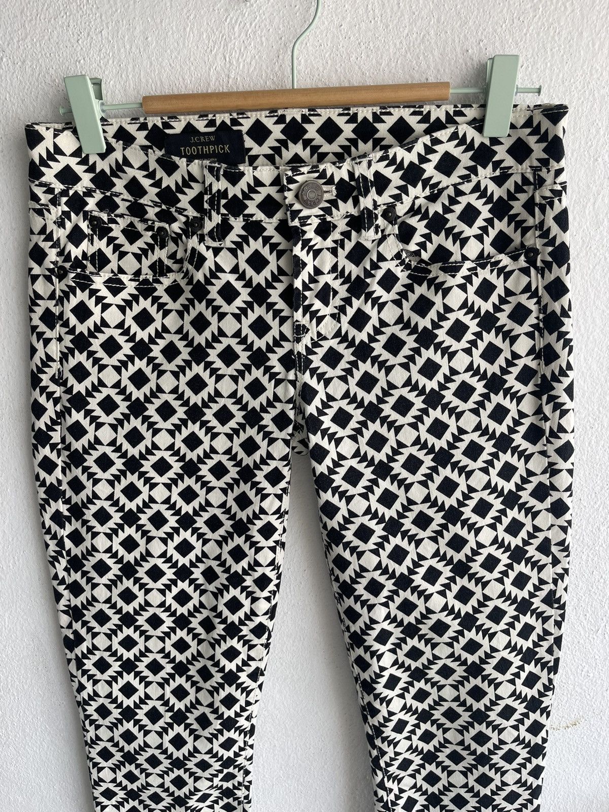 Japanese Brand Inspired “Hysteric Glamour Houndstooth Skinny Pants” Size 29" - 5 Thumbnail