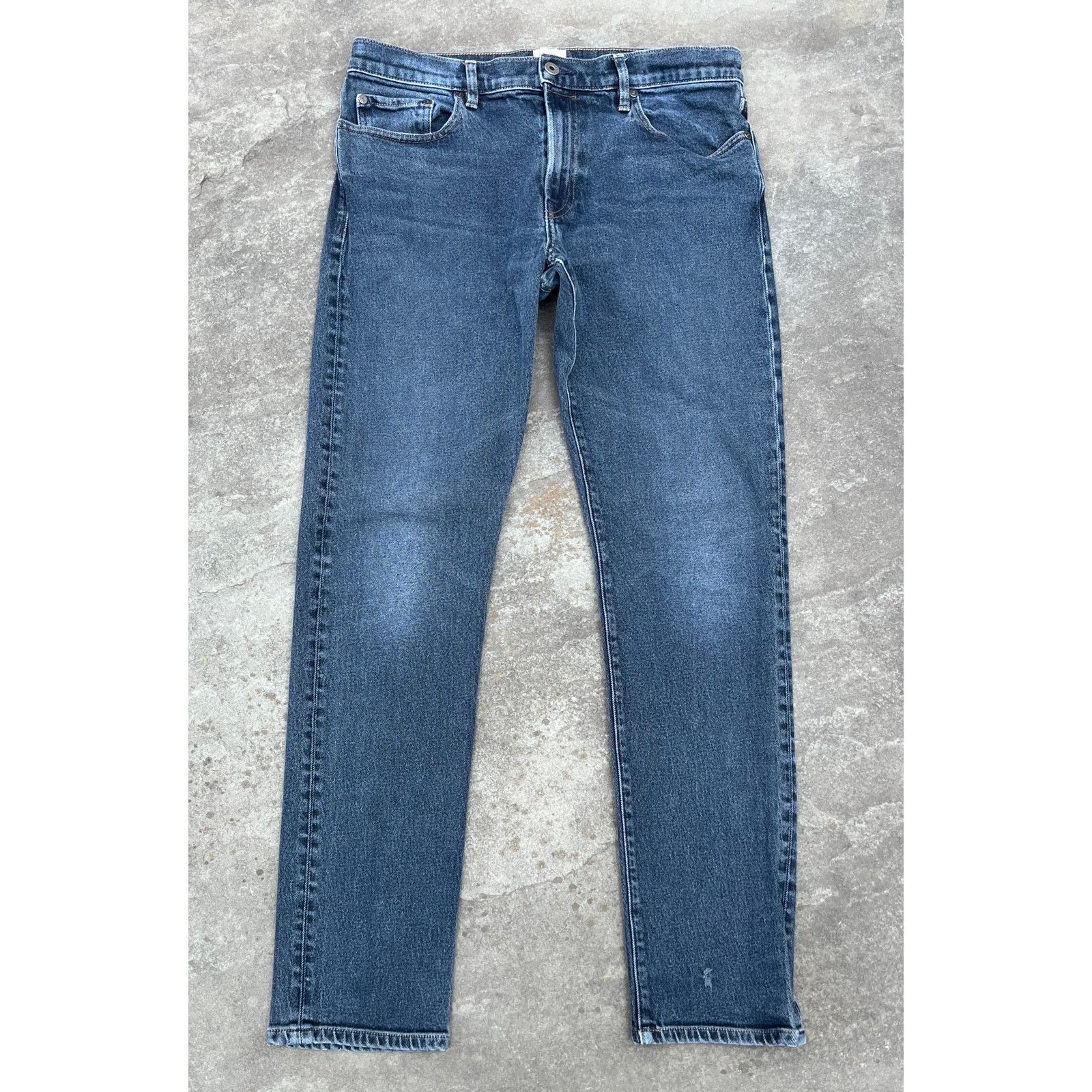 Flint And Tinder Flint & Tinder 33x32 Selvedge Athletic Slim JeansMedium Wash Size US 33 - 2 Thumbnail