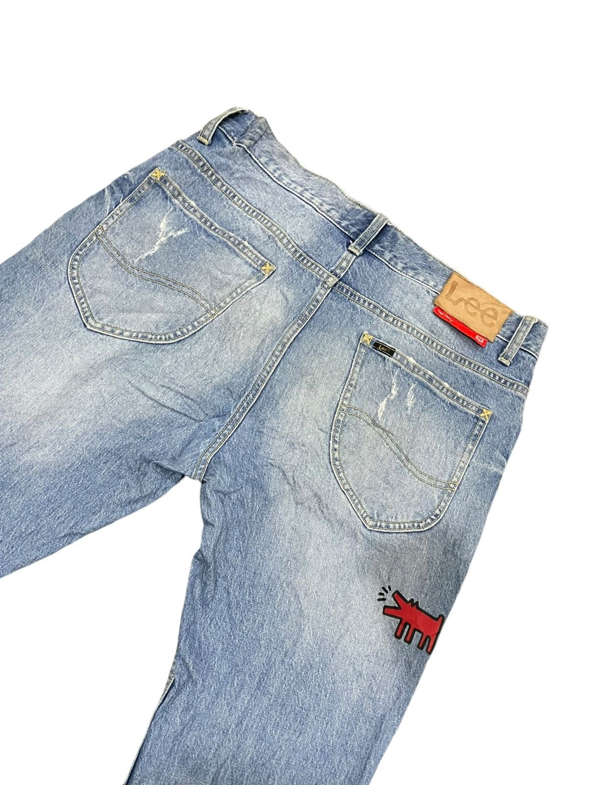 Keith Haring × Lee Lee x Keith Haring Skinny Denim Size US 33 - 4 Thumbnail